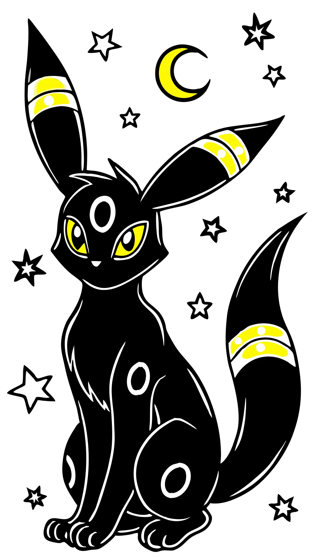 Página para colorear de Umbreon